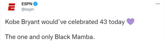 开云APP-大加索尔领衔众球星送上祝福：43岁生日快乐，科比