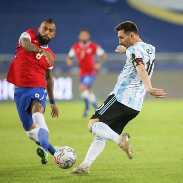 kaiyun-时隔11天又是先赢后平，梅西就是趟不过智利这关？